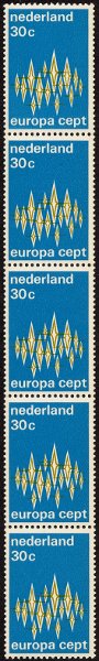Nederland CEPT 1972 rolzegels