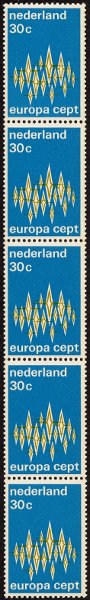 Nederland CEPT 1972 rolzegels